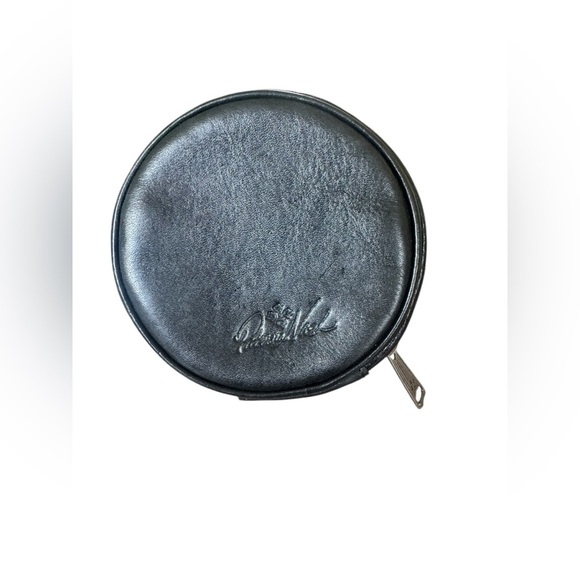 Patricia Nash DIAMANTE Round Zip Jewelry Case LAPIS - Picture 2 of 9